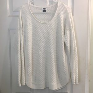 White Old Navy Sweater